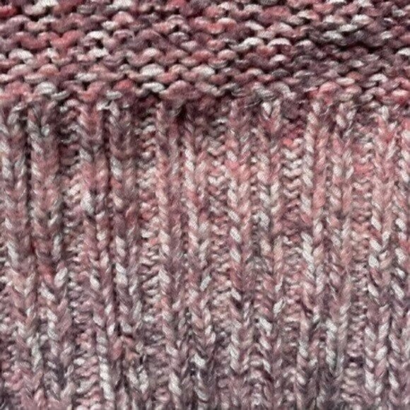 American Eagle Outfitters Cowl Neck Slouchy Knit Sweater Women’s L Pink Lilac - Picture 8 of 11